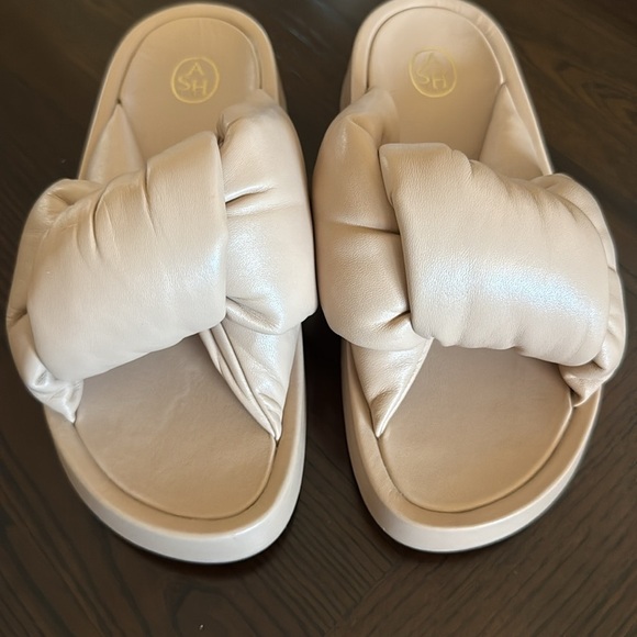 ASH Shilo Slides Tan - Picture 2 of 6
